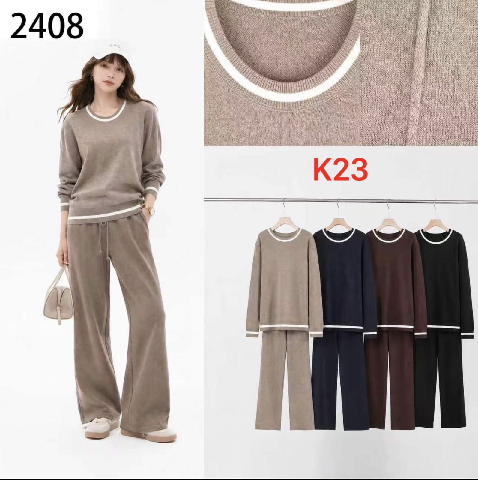 Komplet Sweter Damska