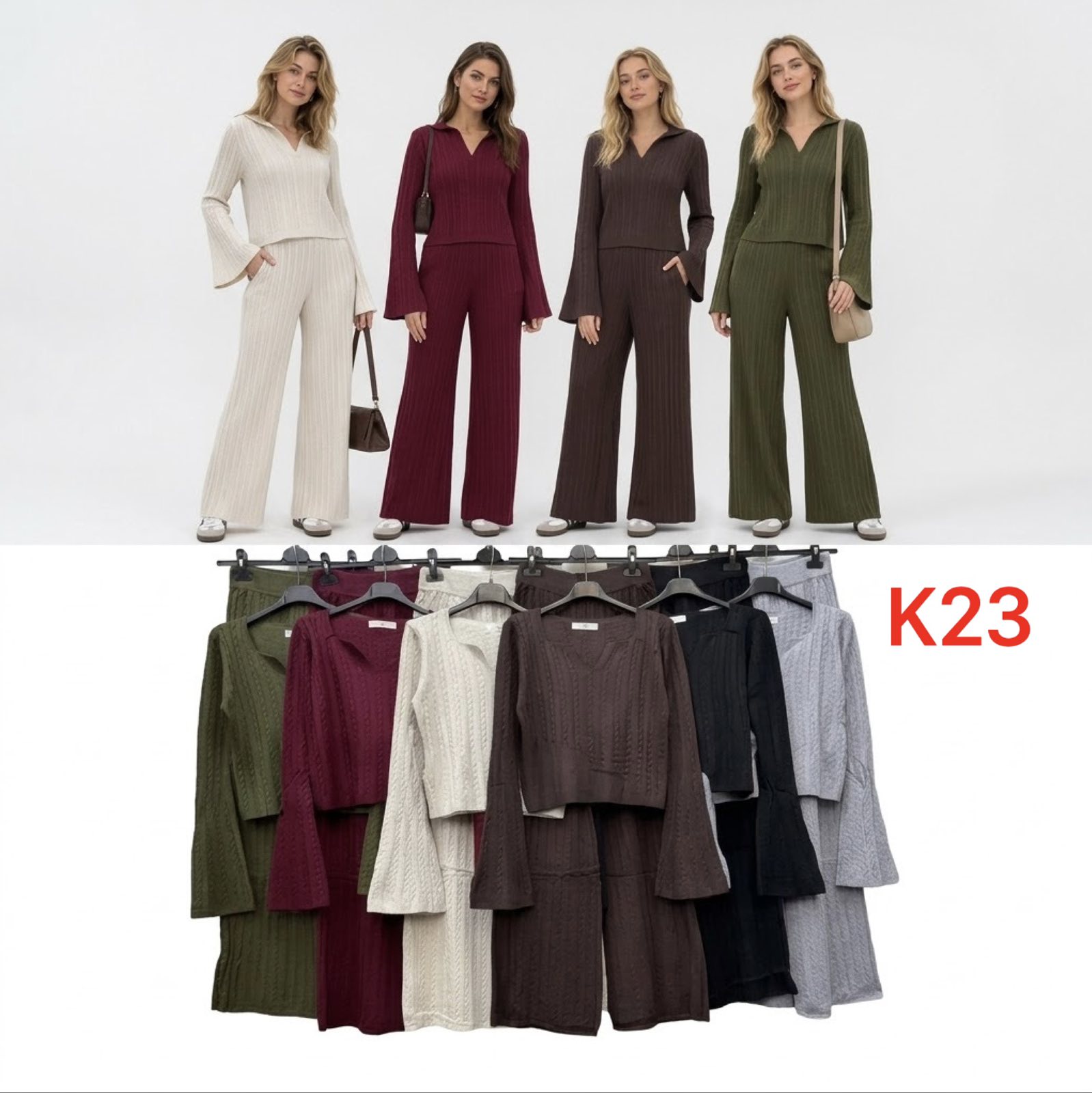 Komplet Sweter Damska