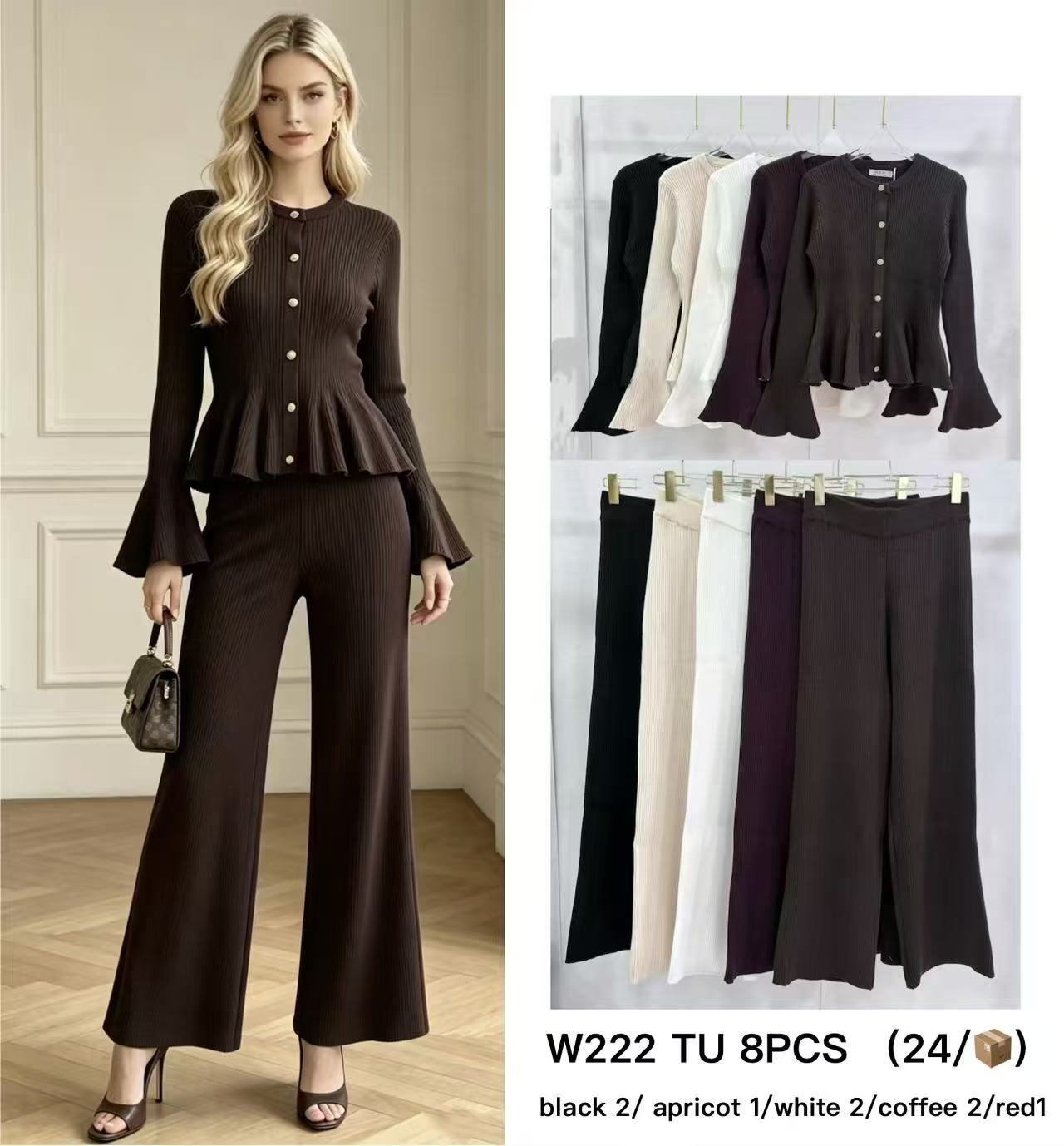 Komplet Sweter Damska