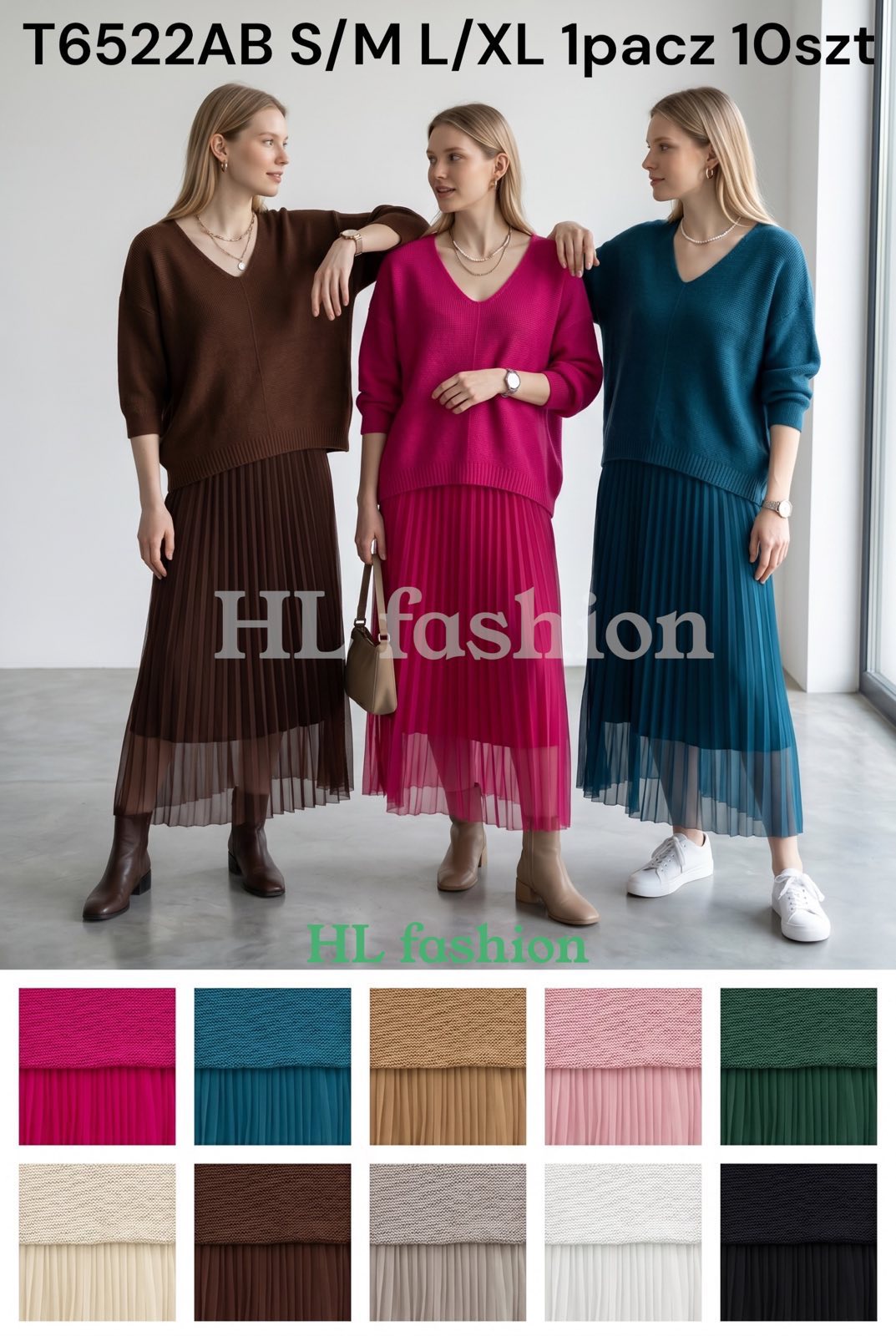 Sukienka Sweter Damska