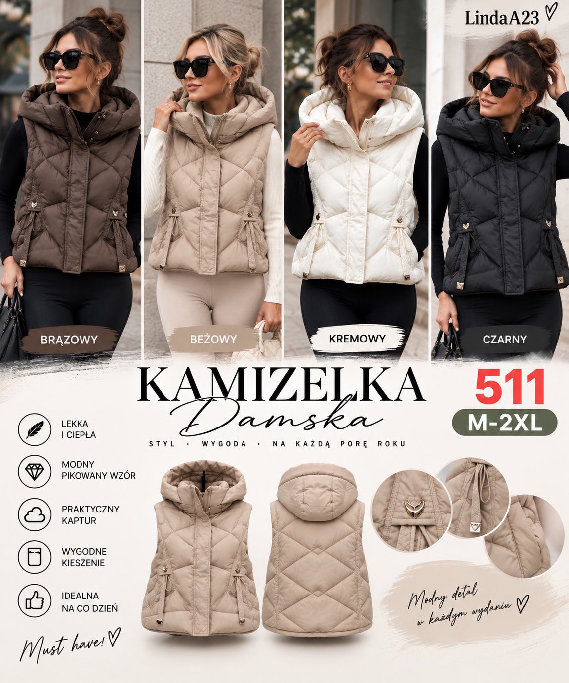 Kamizelka Damska