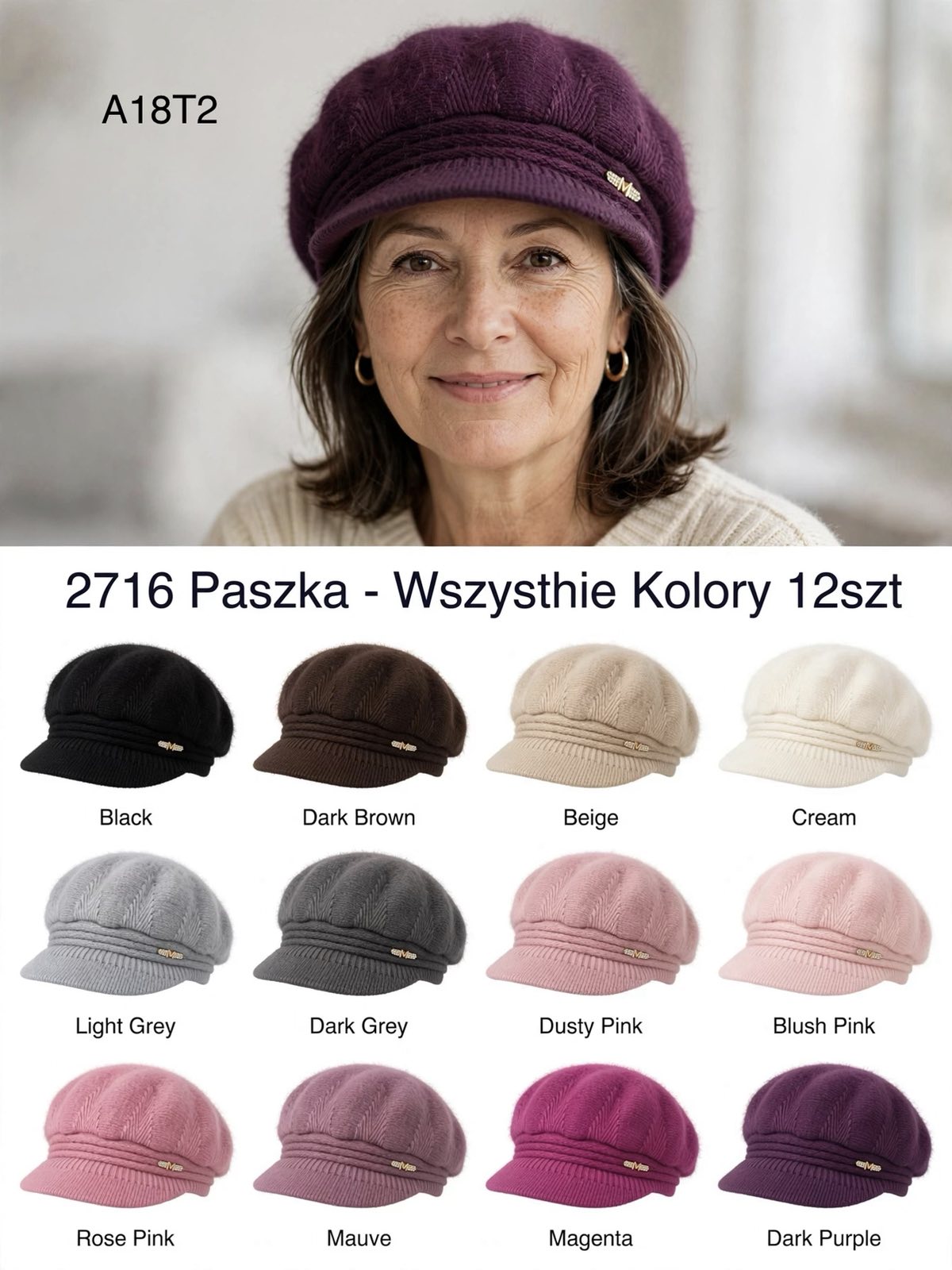 Czapka Damska
