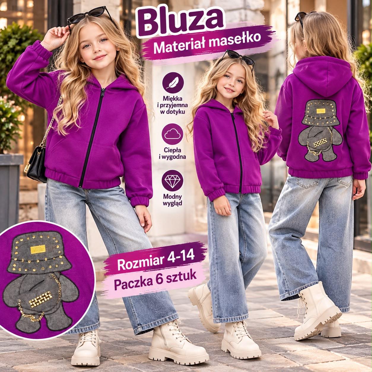 Bluza Ocieplane Dziecięca