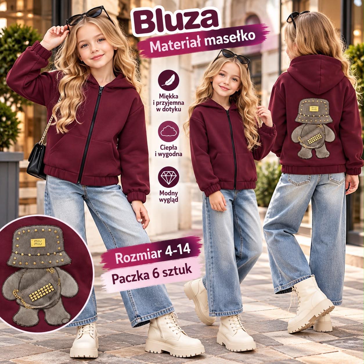 Bluza Ocieplane Dziecięca