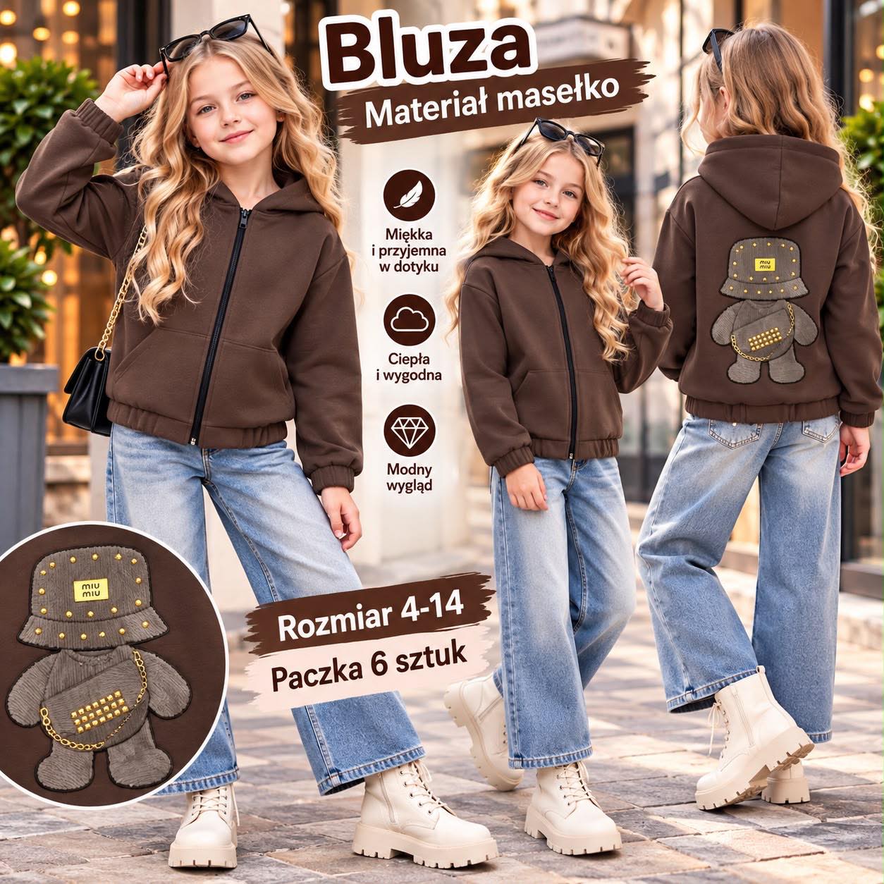 Bluza Ocieplane Dziecięca