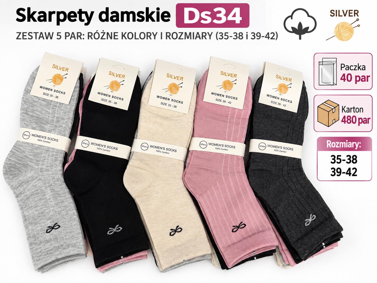 Skarpetka Damska
