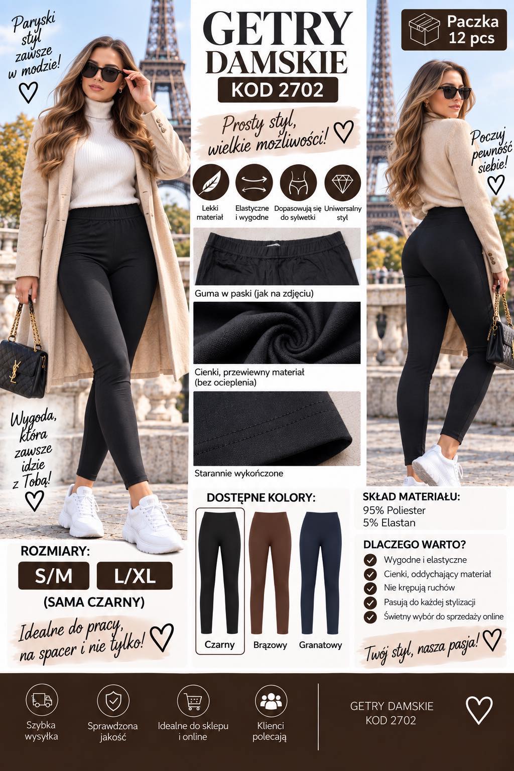 Legginsy Damska