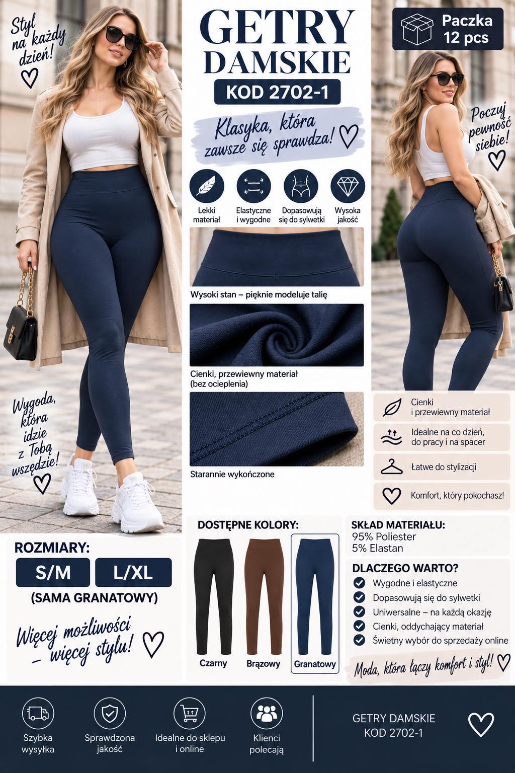 Legginsy Damska