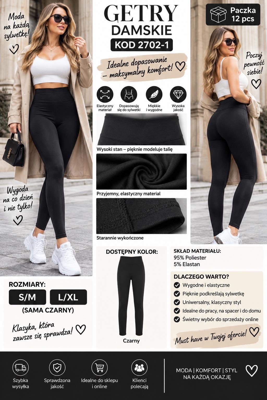 Legginsy Damska