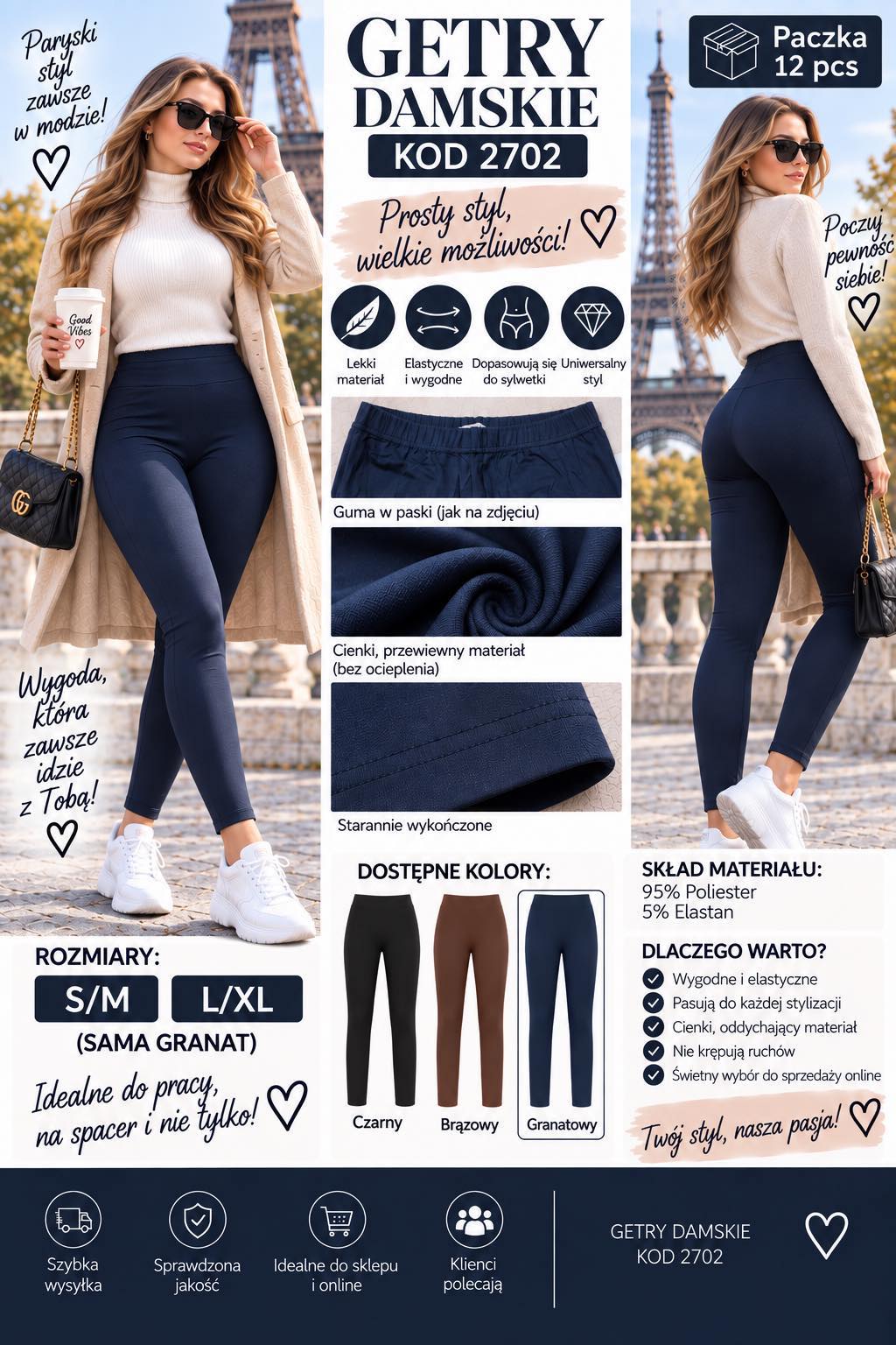 Legginsy Damska