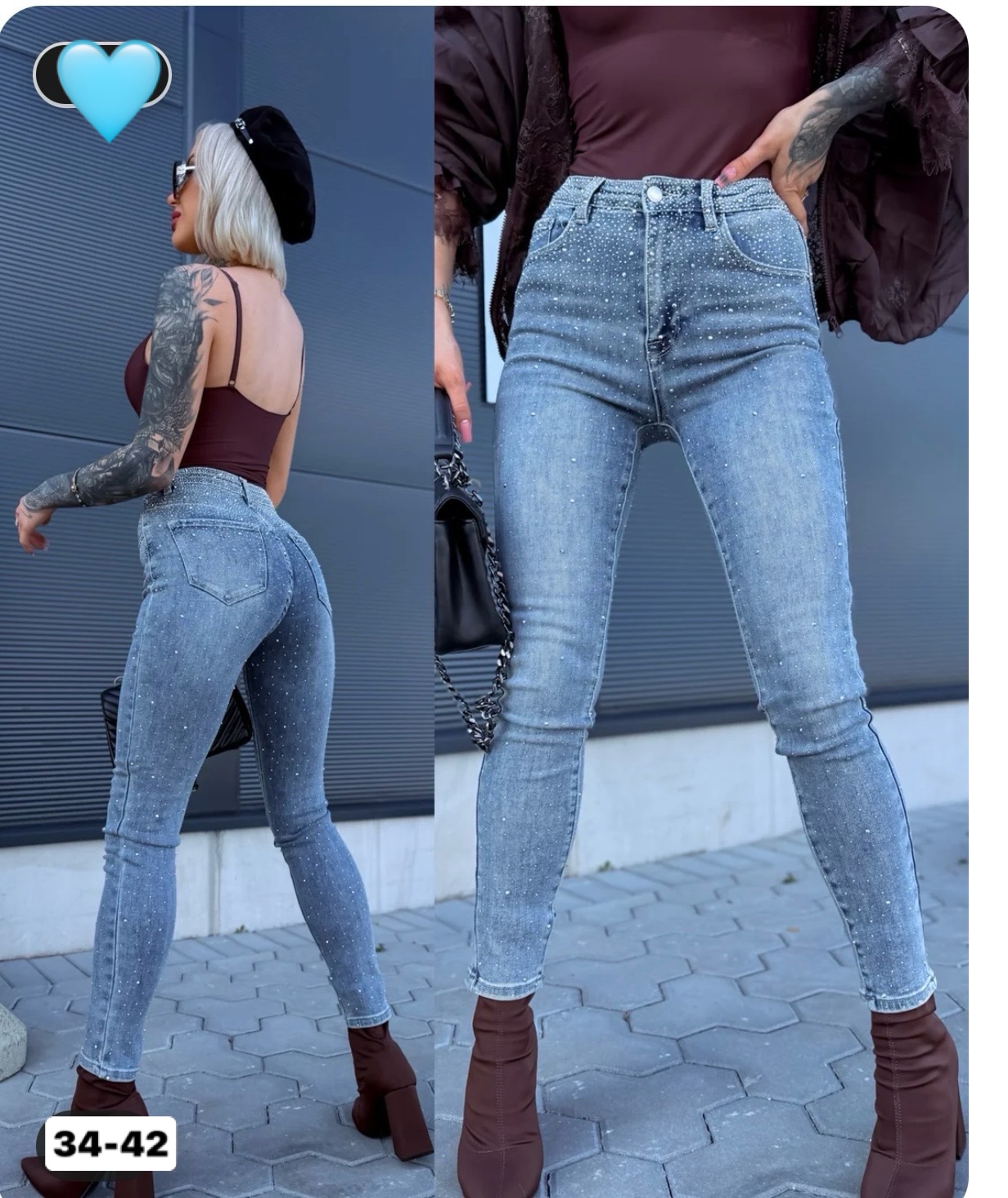 Jeansy Damska