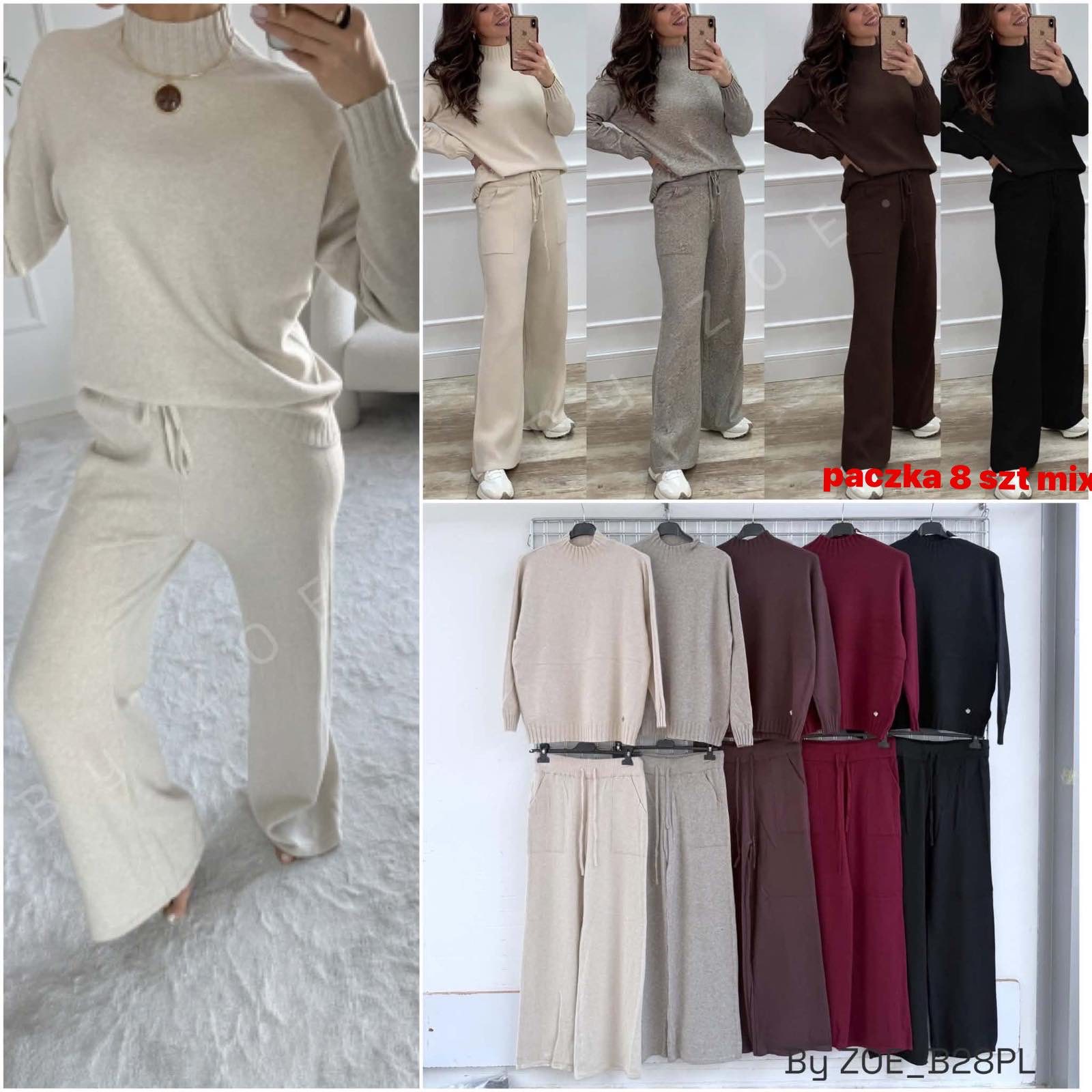 Komplet Sweter Damska