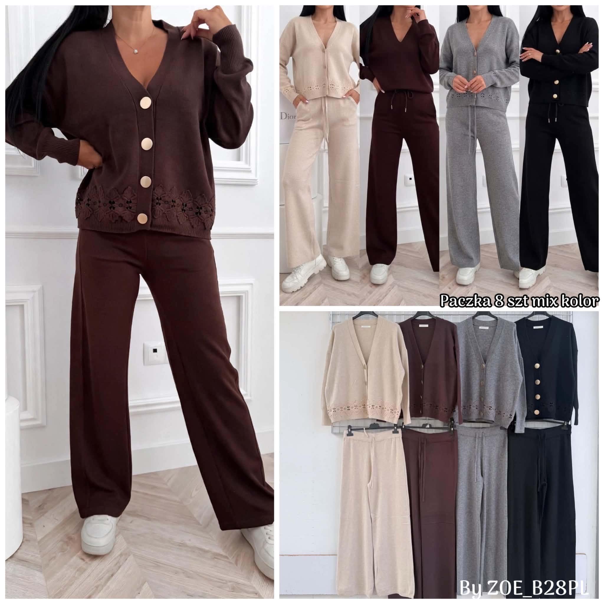 Komplet Sweter Damska