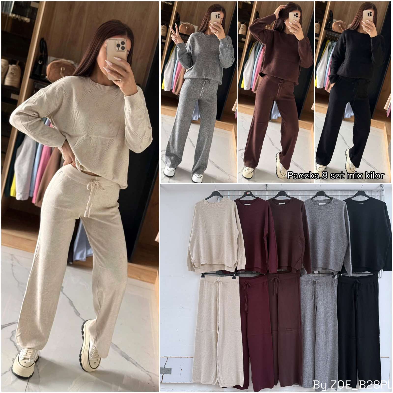 Komplet Sweter Damska