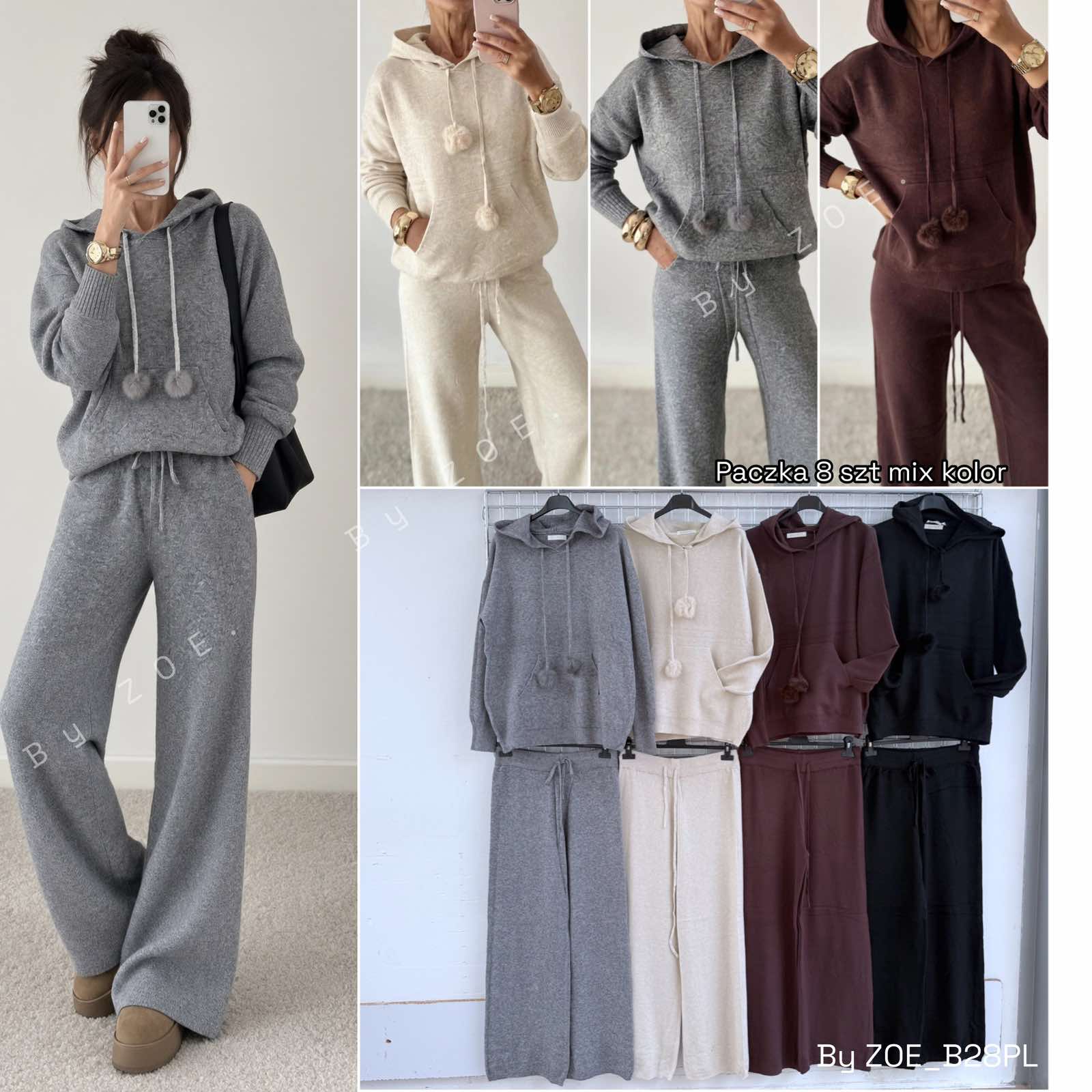 Komplet Sweter Damska