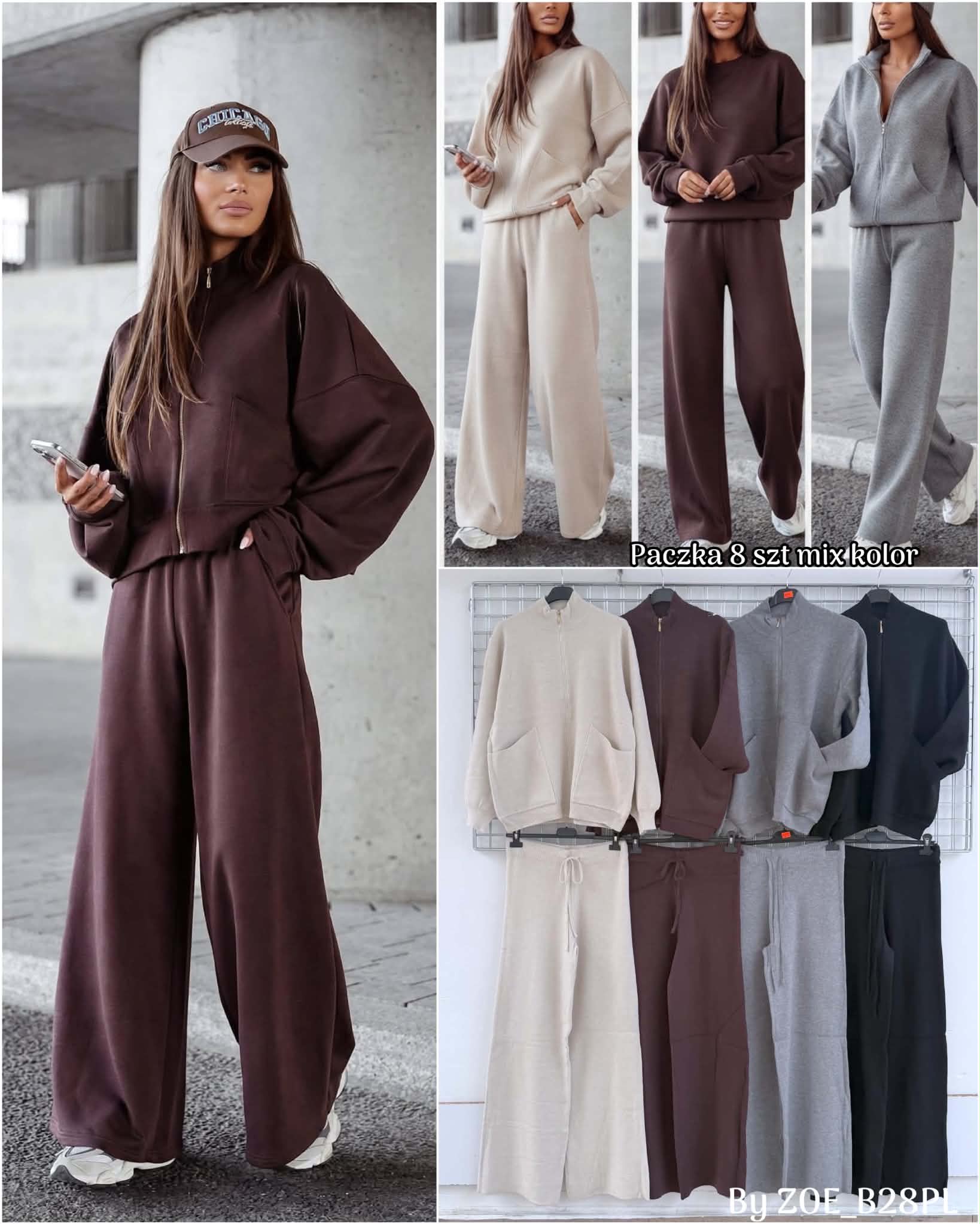 Komplet Sweter Damska