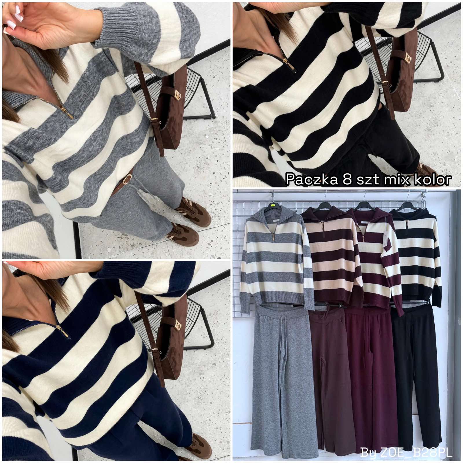 Komplet Sweter Damska