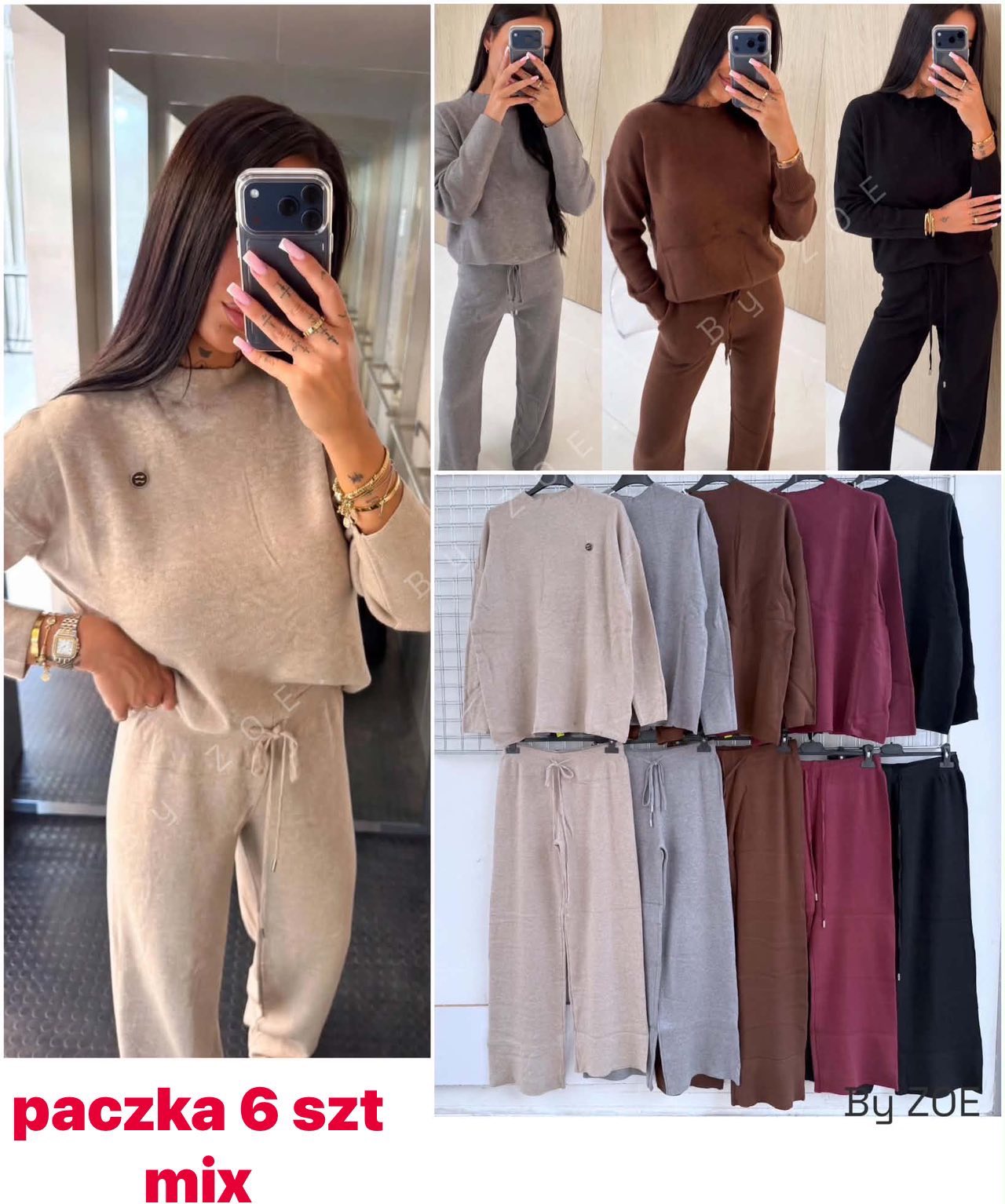 Komplet Sweter Damska