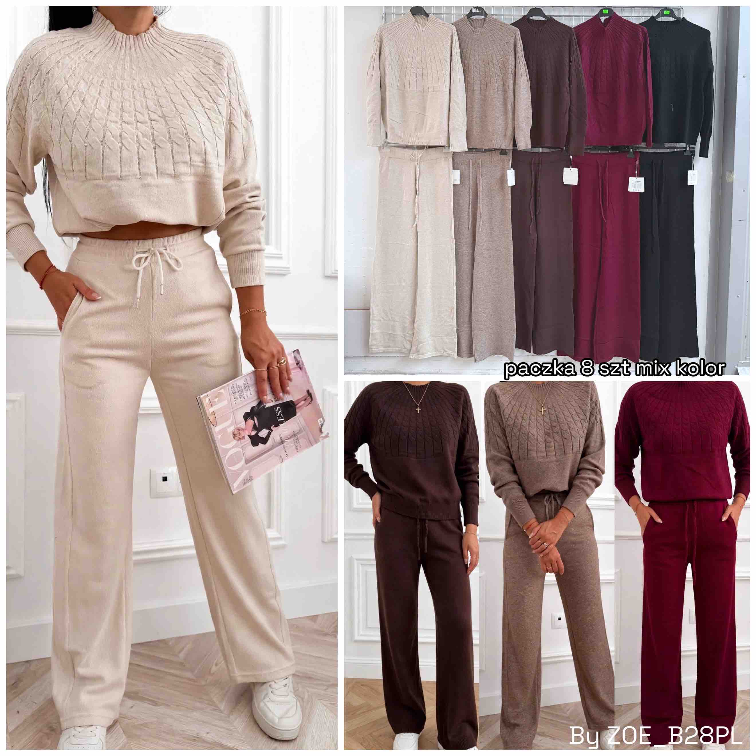 Komplet Sweter Damska