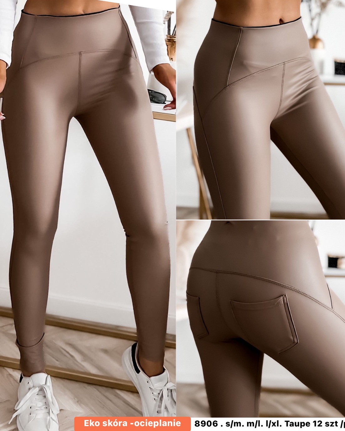 Legginsy Ocieplane Damska