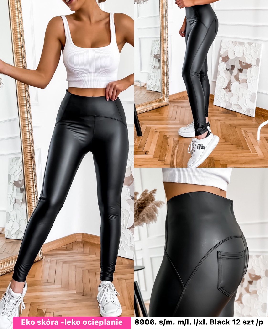 Legginsy Ocieplane Damska