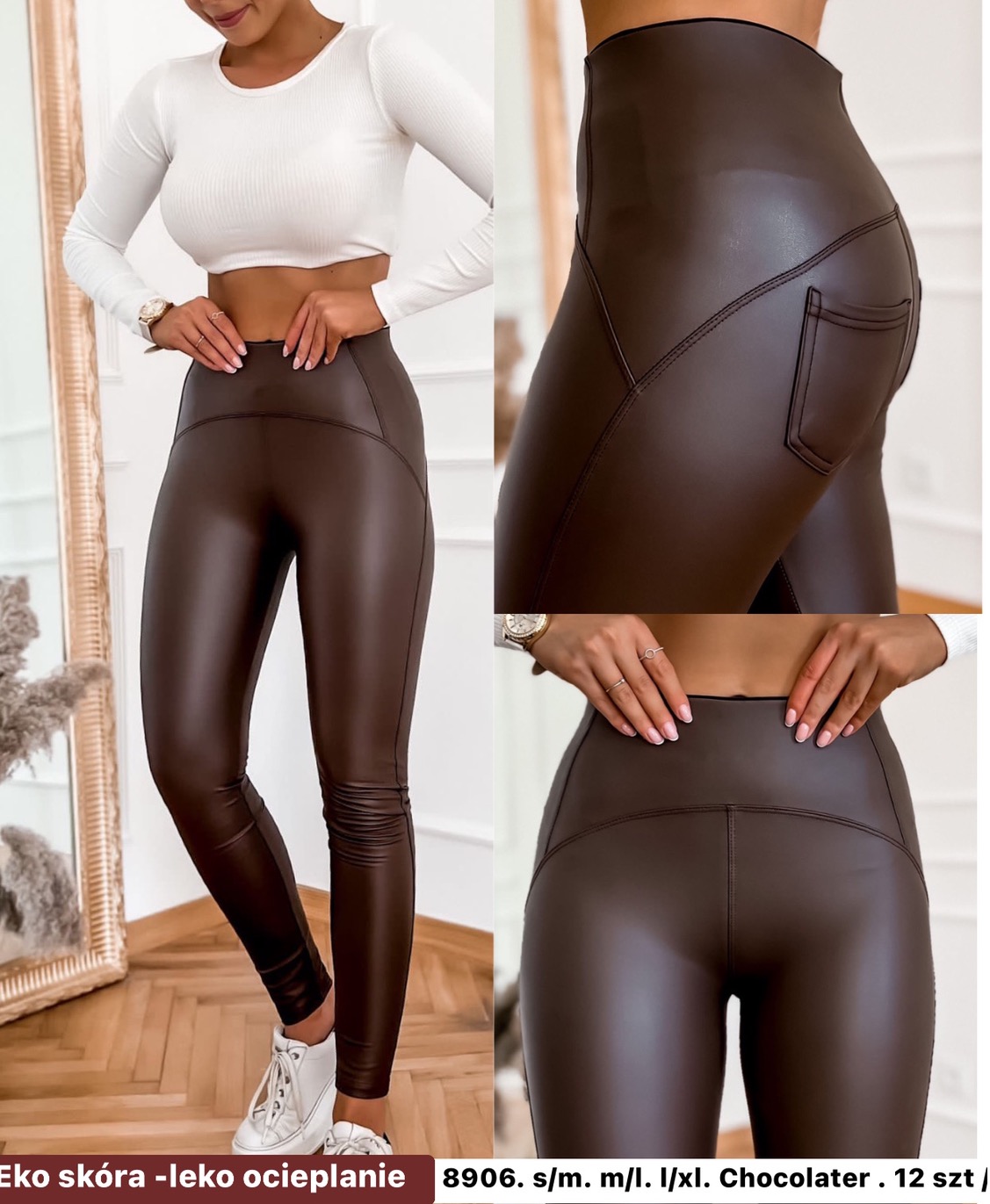 Legginsy Ocieplane Damska